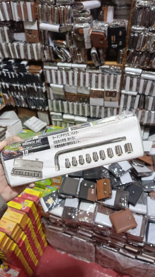 9 Pcs Socket Wrench Set